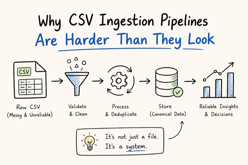 Why CSV Ingestion Pipelines Are Harder Than They Look